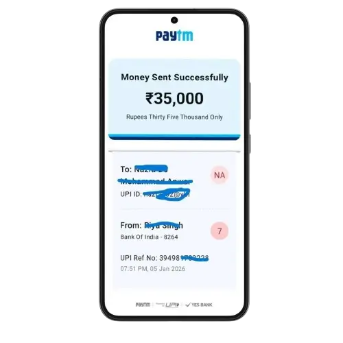 99Exch Withdrawal Proof ₹30000